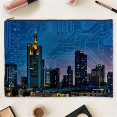 Smart City Circuit Board Cosmetic Bag (xxxl) by Wegoenart