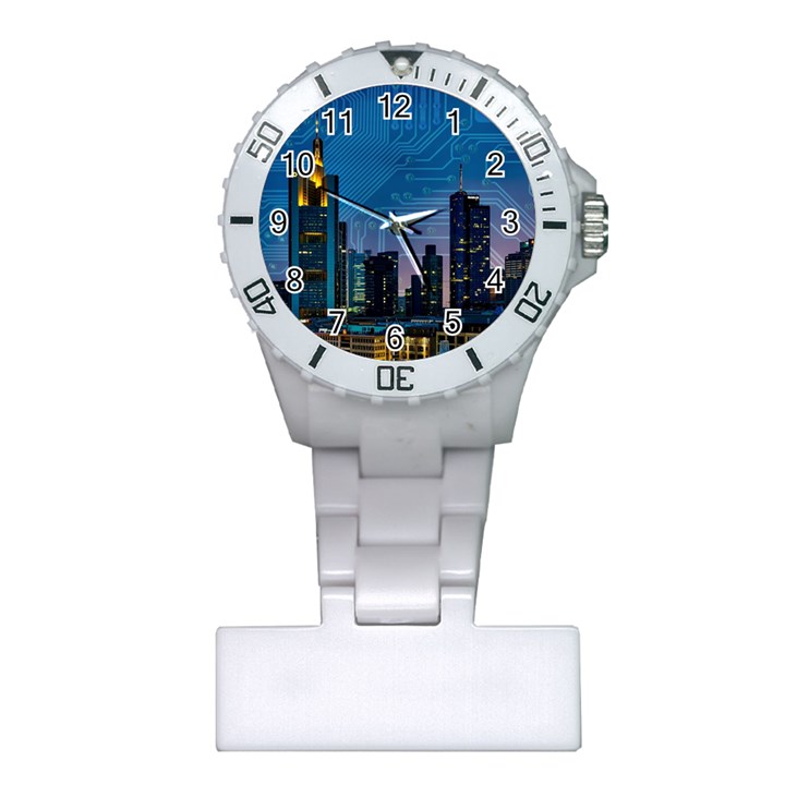 Smart City Circuit Board Plastic Nurses Watch