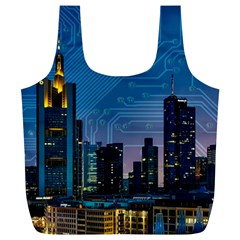 Smart City Circuit Board Full Print Recycle Bag (xl) by Wegoenart