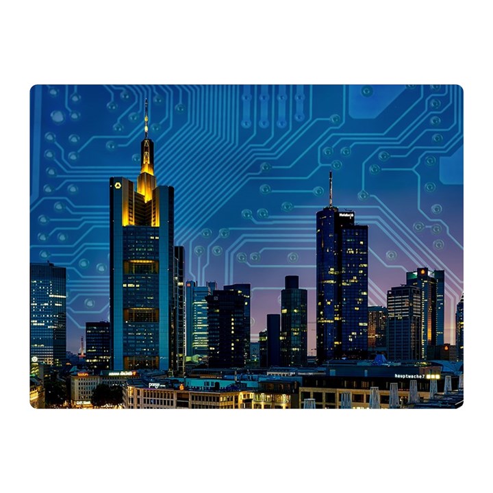 Smart City Circuit Board Double Sided Flano Blanket (Mini) 