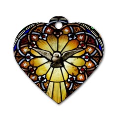 Spain Catalonia Montserrat Church Dog Tag Heart (two Sides) by Wegoenart