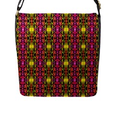 Abstract 41 Flap Closure Messenger Bag (l) by ArtworkByPatrick