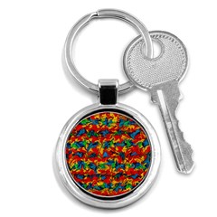 Abstract 42 Key Chain (round) by ArtworkByPatrick