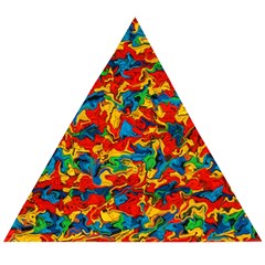 Abstract 42 Wooden Puzzle Triangle