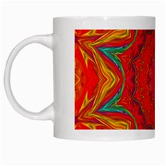 Background Pattern Surface Texture White Mugs by Wegoenart