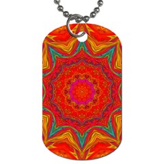 Background Pattern Surface Texture Dog Tag (one Side) by Wegoenart