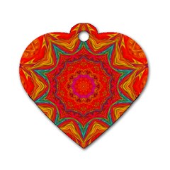 Background Pattern Surface Texture Dog Tag Heart (one Side) by Wegoenart