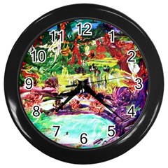 Southern California 1 1 Wall Clock (black) by bestdesignintheworld