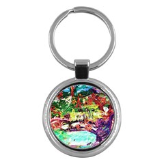 Southern California 1 1 Key Chain (round) by bestdesignintheworld