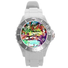 Southern California 1 1 Round Plastic Sport Watch (l) by bestdesignintheworld