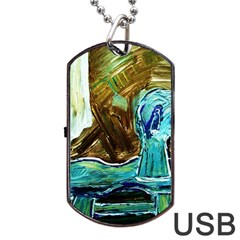 Horsy Dog Tag Usb Flash (two Sides) by bestdesignintheworld