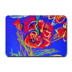 Poppies Small Doormat  by bestdesignintheworld