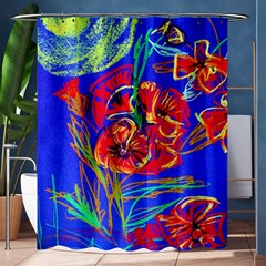 Poppies Shower Curtain 60  X 72  (medium)  by bestdesignintheworld