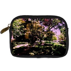 Hot Day In Dallas 3 Digital Camera Leather Case by bestdesignintheworld