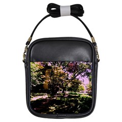 Hot Day In Dallas 3 Girls Sling Bag by bestdesignintheworld