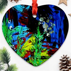 Night 1 1 Heart Ornament (two Sides)