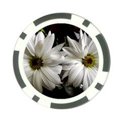 Daisies Poker Chip Card Guard by bestdesignintheworld