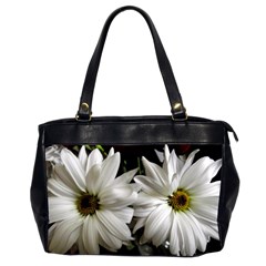 Daisies Oversize Office Handbag (2 Sides) by bestdesignintheworld