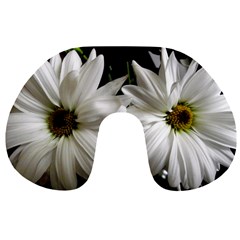 Daisies Travel Neck Pillow by bestdesignintheworld