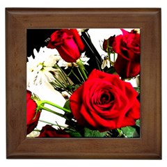 Roses 1 1 Framed Tile by bestdesignintheworld