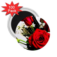 Roses 1 1 2 25  Magnets (100 Pack)  by bestdesignintheworld