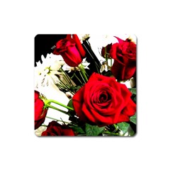 Roses 1 1 Square Magnet by bestdesignintheworld