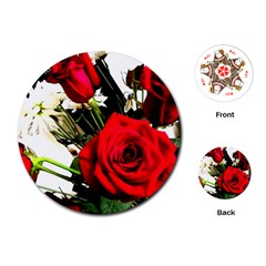 Roses 1 1 Playing Cards Single Design (round) by bestdesignintheworld