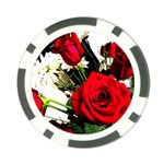 Roses 1 1 Poker Chip Card Guard Front