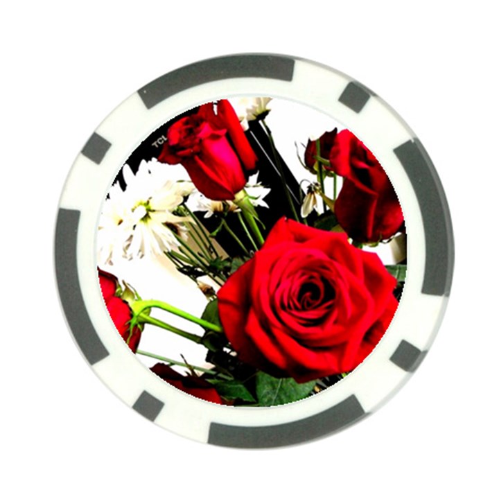 Roses 1 1 Poker Chip Card Guard