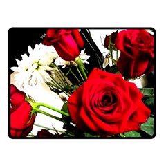 Roses 1 1 Fleece Blanket (small) by bestdesignintheworld