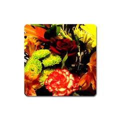 Flowers 1 1 Square Magnet by bestdesignintheworld