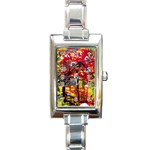 July 1 1 Rectangle Italian Charm Watch Front