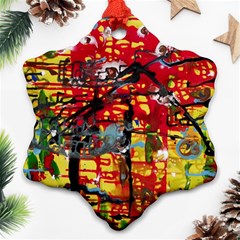 July 1 1 Snowflake Ornament (two Sides) by bestdesignintheworld