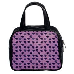 Pansies Pink Pattern Classic Handbag (two Sides)