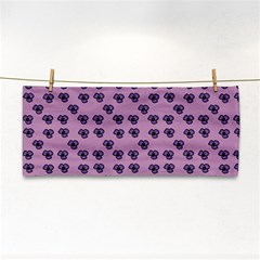 Pansies Pink Pattern Hand Towel by snowwhitegirl