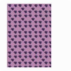 Pansies Pink Pattern Small Garden Flag (two Sides) by snowwhitegirl