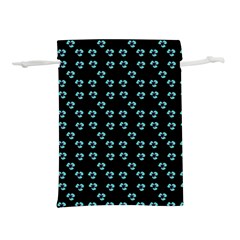 Aqua Pansies Lightweight Drawstring Pouch (s) by snowwhitegirl