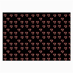 Red Pansies Large Glasses Cloth (2 Sides)