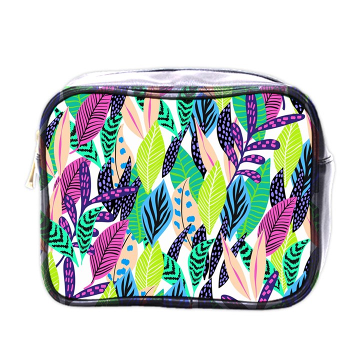 Leaves  Mini Toiletries Bag (One Side)