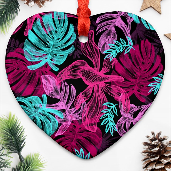 Leaves Ornament (Heart)