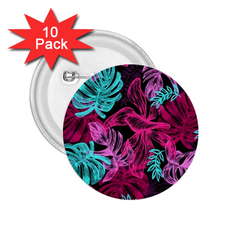 Leaves 2.25  Buttons (10 pack) 