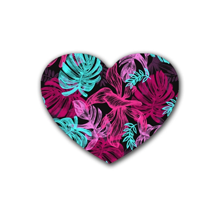 Leaves Heart Coaster (4 pack) 