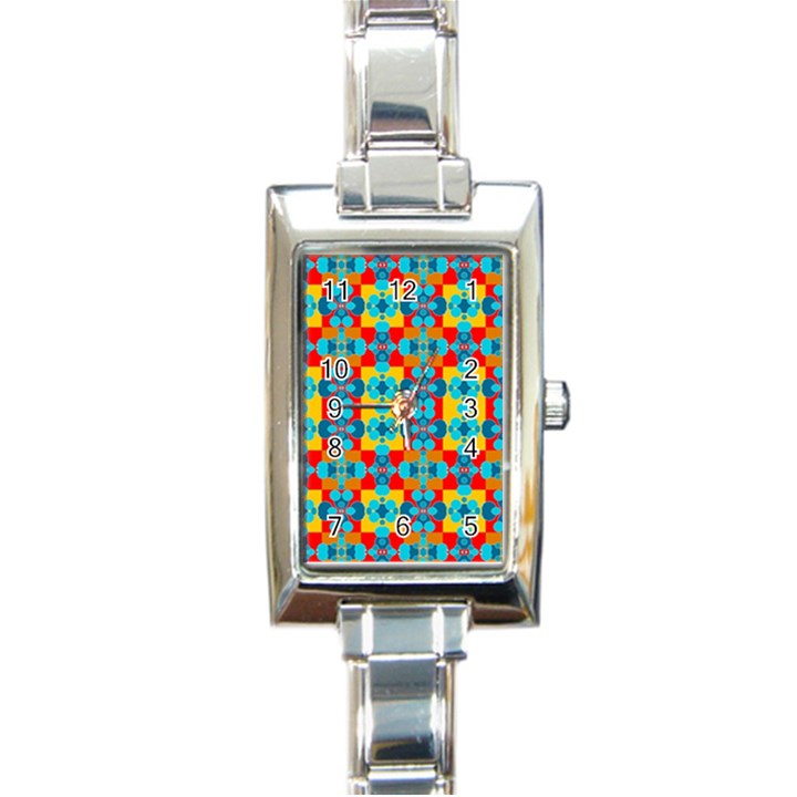 Pop Art  Rectangle Italian Charm Watch