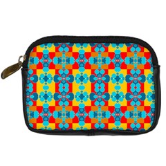 Pop Art  Digital Camera Leather Case by Sobalvarro