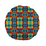 Pop Art  Standard 15  Premium Round Cushions Front