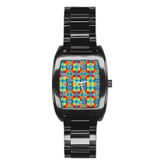 Pop Art  Stainless Steel Barrel Watch by Sobalvarro