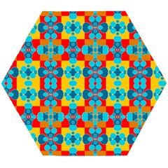 Pop Art  Wooden Puzzle Hexagon by Sobalvarro