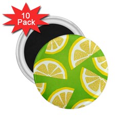 Lemon Fruit Healthy Fruits Food 2 25  Magnets (10 Pack)  by Wegoenart