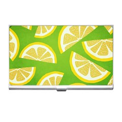 Lemon Fruit Healthy Fruits Food Business Card Holder by Wegoenart