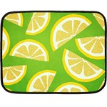 Lemon Fruit Healthy Fruits Food Double Sided Fleece Blanket (Mini)  35 x27  Blanket Front